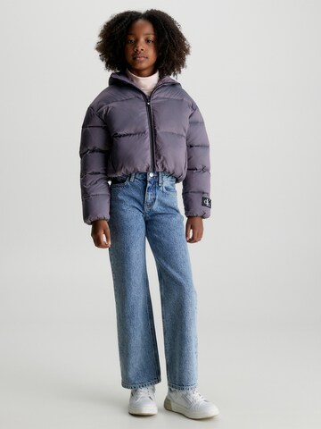 Calvin Klein Jeans Winterjacke in Lila