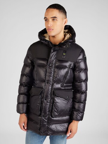 Blauer.USA Winterparka in Zwart: voorkant