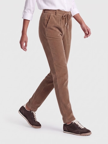 ONLY Tapered Broek 'POPTRASH' in Bruin