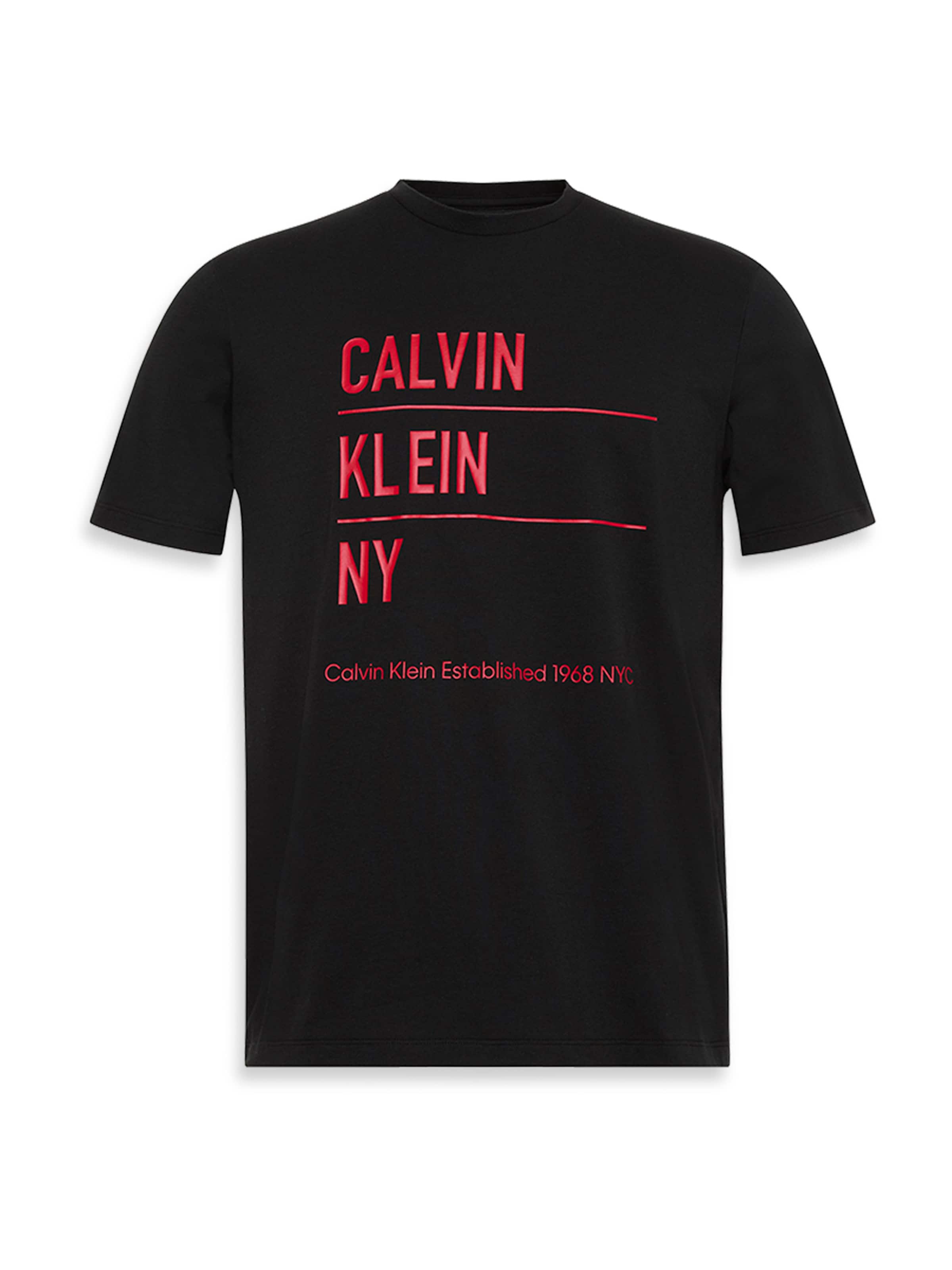 juoda Calvin Klein Jeans Marškinėliai: priekis