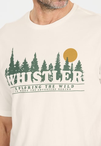 Whistler T-Shirt 'Cashew' in Weiß