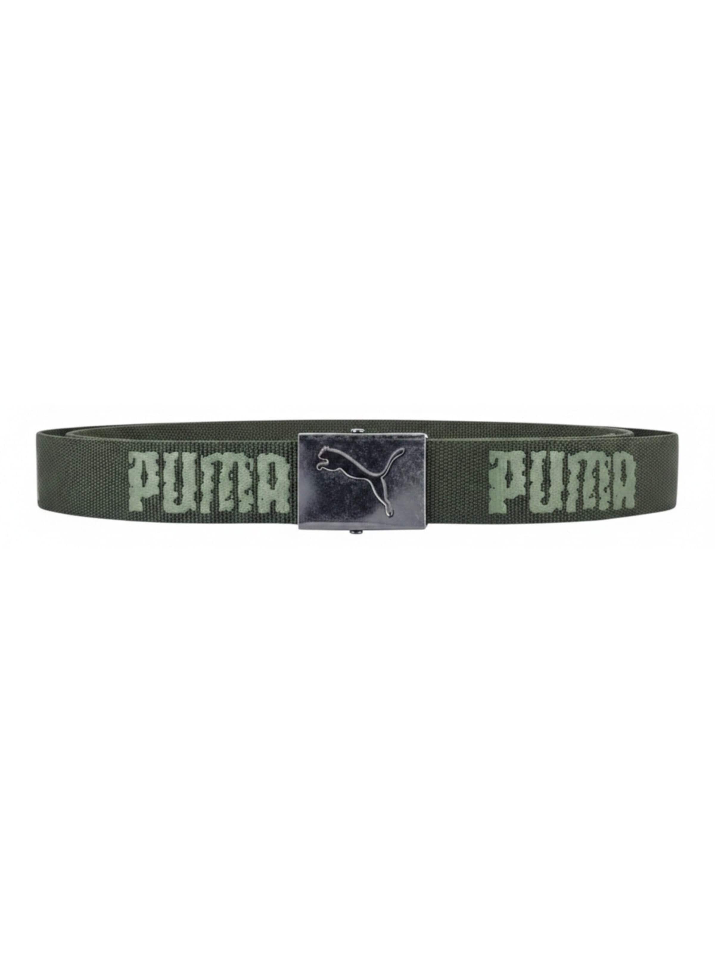 PUMA Belt 'WORDING BELT' in 100 in Green, Item view
