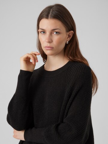 VERO MODA Pullover 'LEANNA' in Schwarz