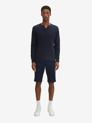 TOM TAILOR Regular Shorts in Blau