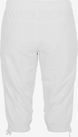 Zizzi - Loosefit Pantalón 'Jeasy' en blanco