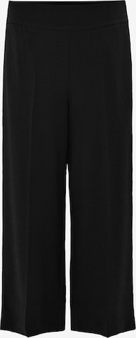 OPUS Pleated Pants 'Misha' in Black: front