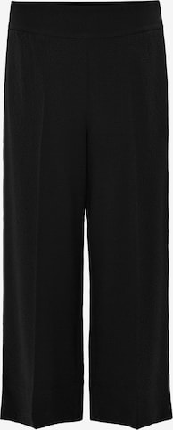 OPUS Wide leg Pantalon 'Misha' in Zwart: voorkant