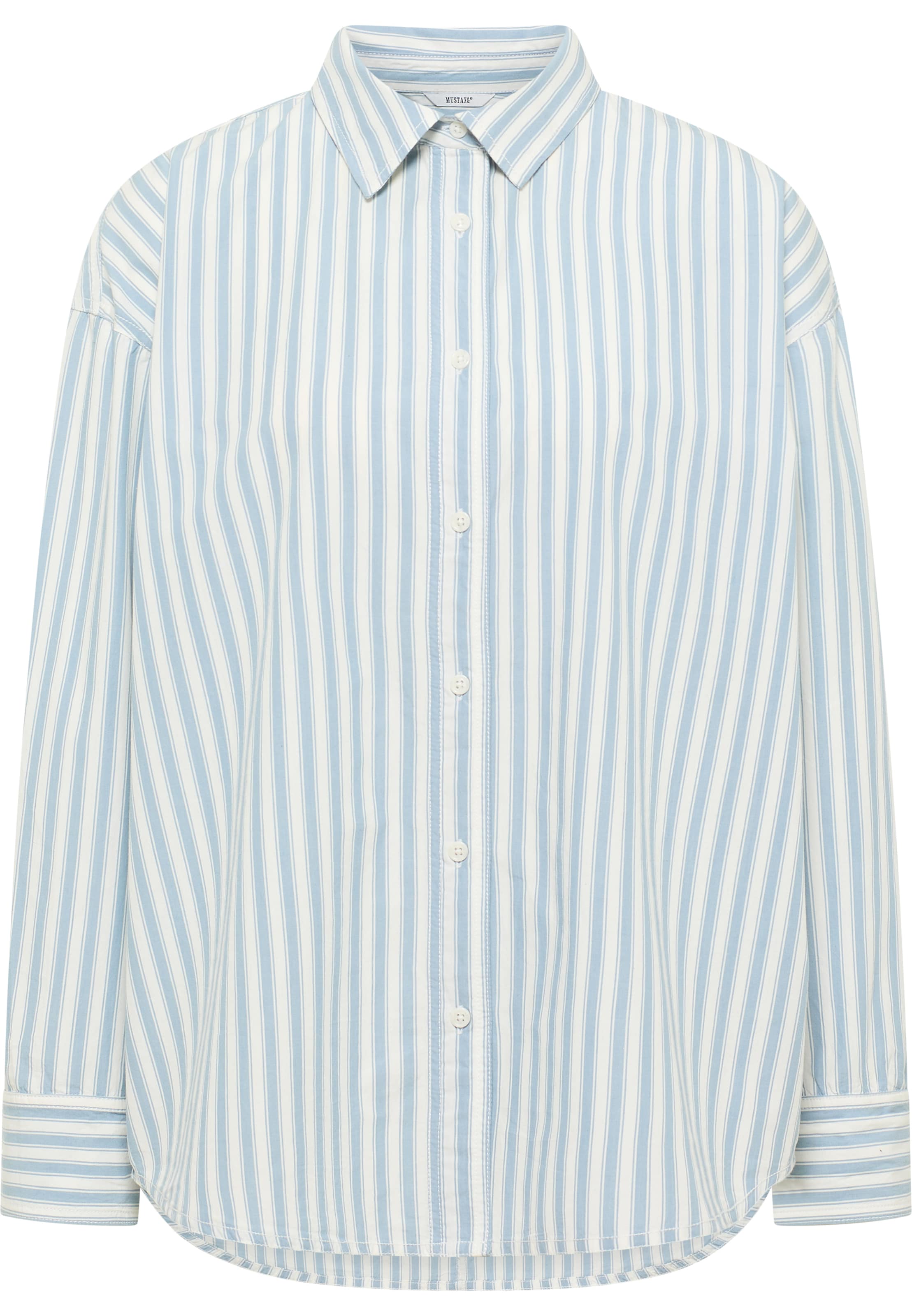 MUSTANG Blouse 'Style Salinas' in Blue / White, Item view