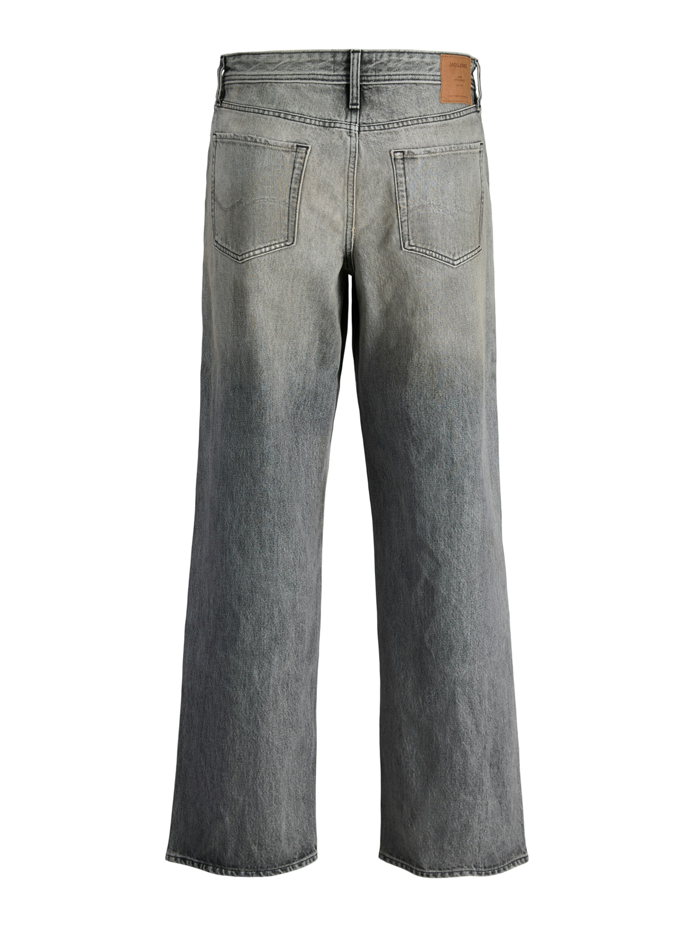 JACK & JONES Wide leg Jeans 'JJIDave' in Black