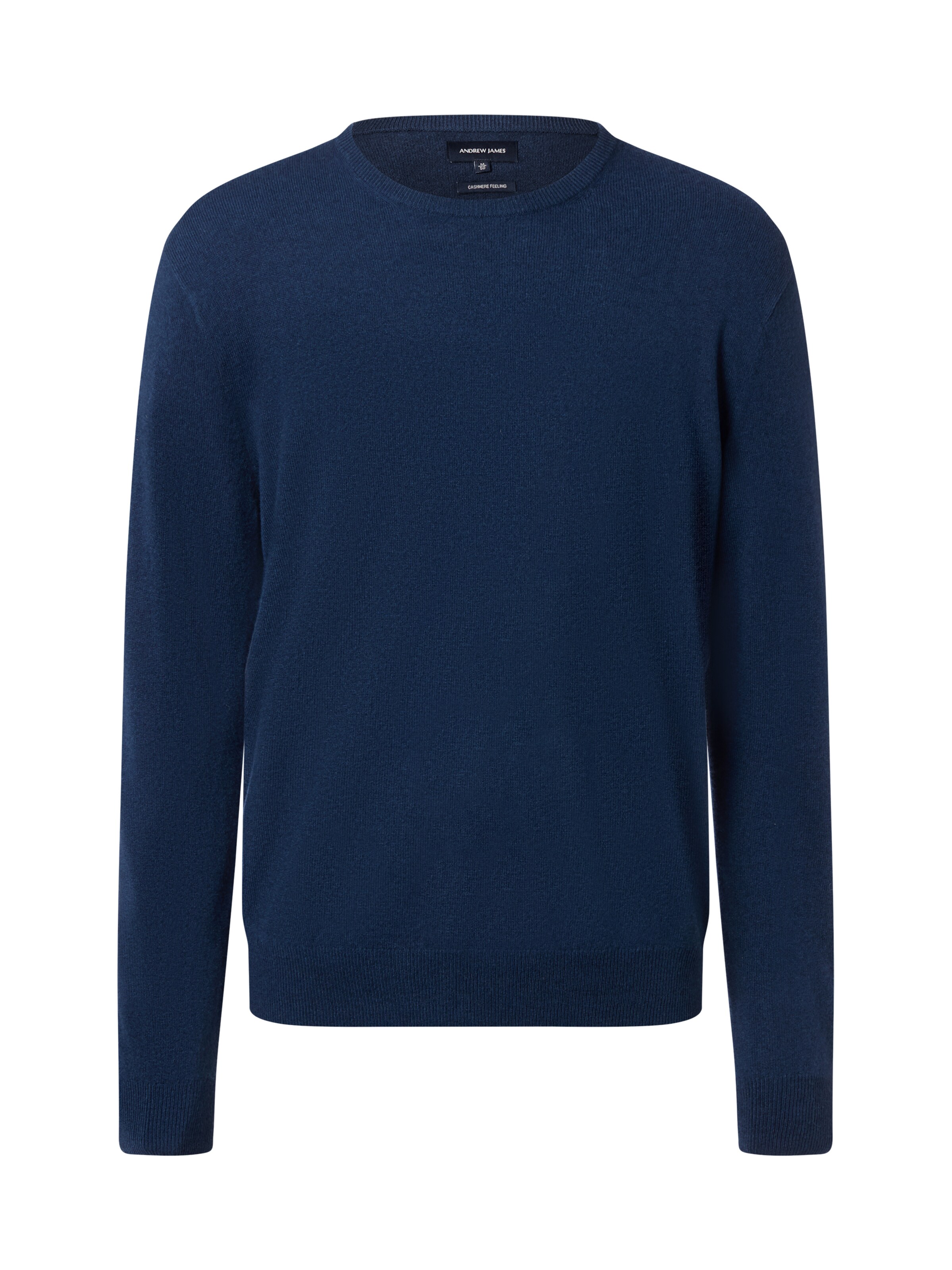 Andrew James Pullover in Blau: Vorderseite