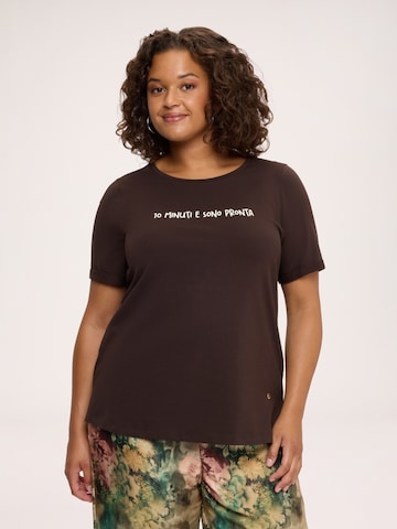 Fiorella Rubino - Camiseta en marrón