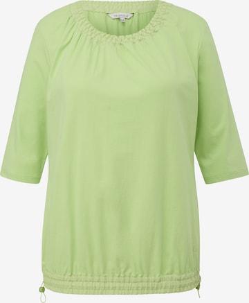 TRIANGLE Shirt in Groen: voorkant