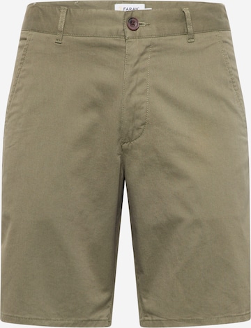 FARAH Regular Chino 'Hawk' in Groen: voorkant