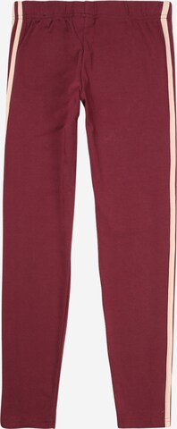 ADIDAS SPORTSWEAR - Skinny Pantalón deportivo en rojo