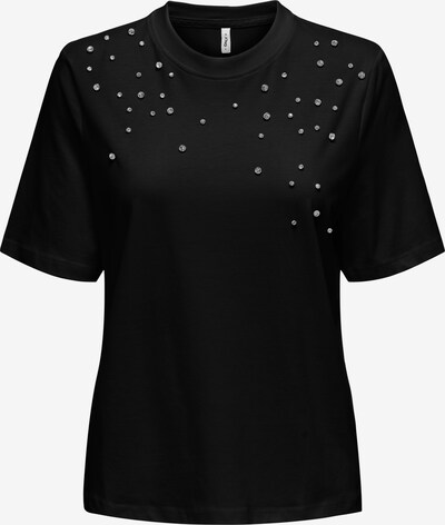 ONLY T-Shirt 'ONLJULIA' in schwarz / transparent, Produktansicht