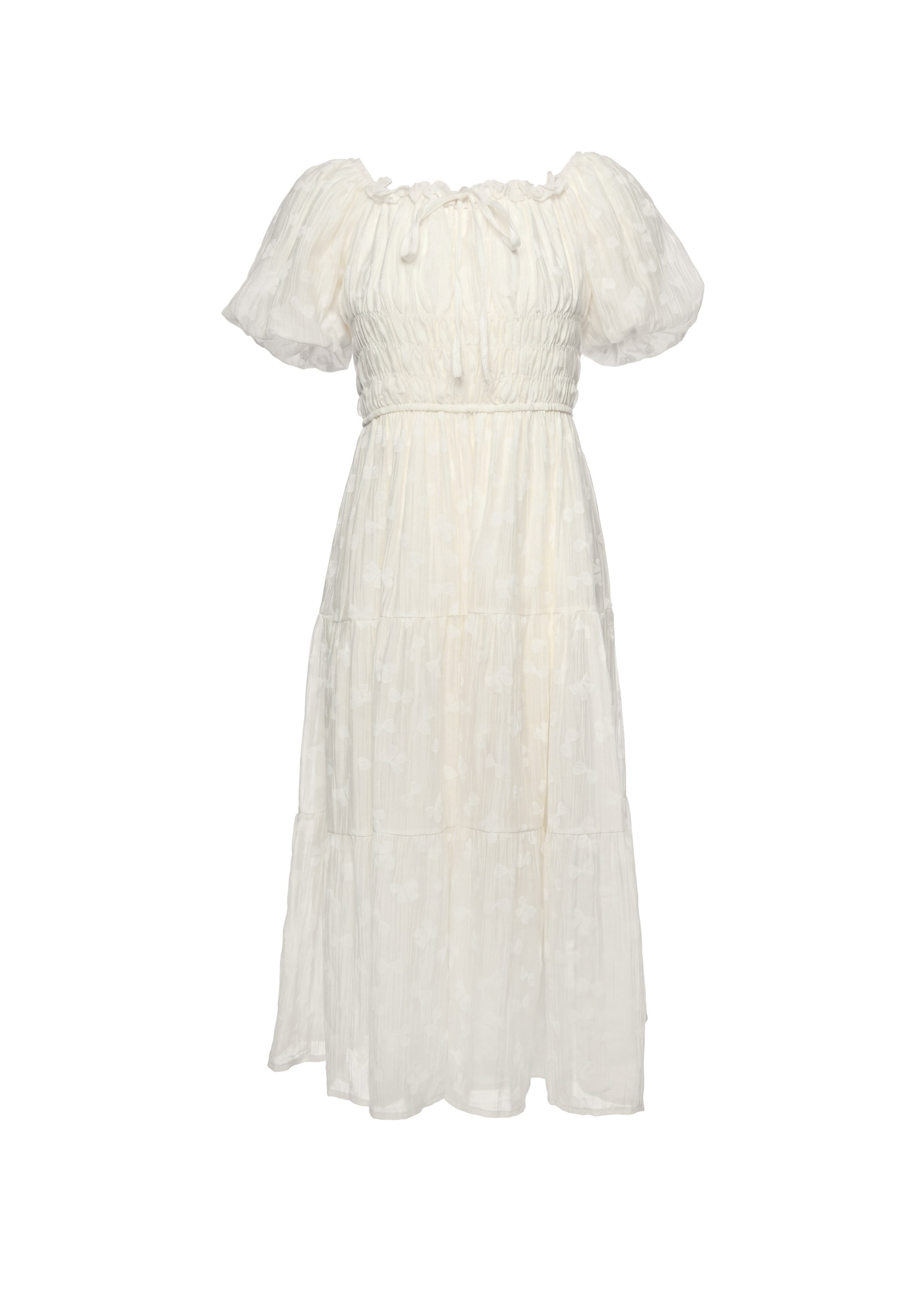 faina - Vestido en beige: frente