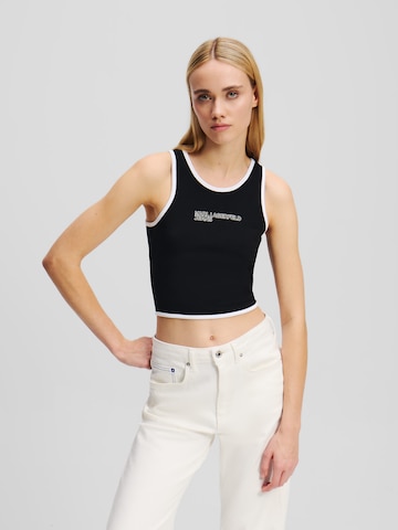 KARL LAGERFELD JEANS Topp i svart: forside