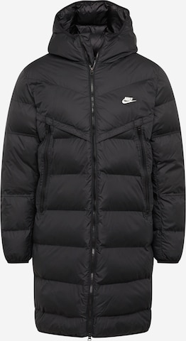 Cappotto invernale di Nike Sportswear in nero: frontale