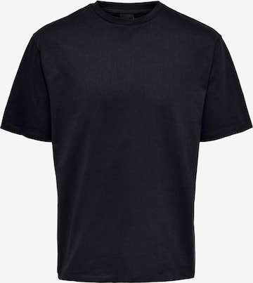 Tricou 'Fred' de la Only & Sons pe albastru: față