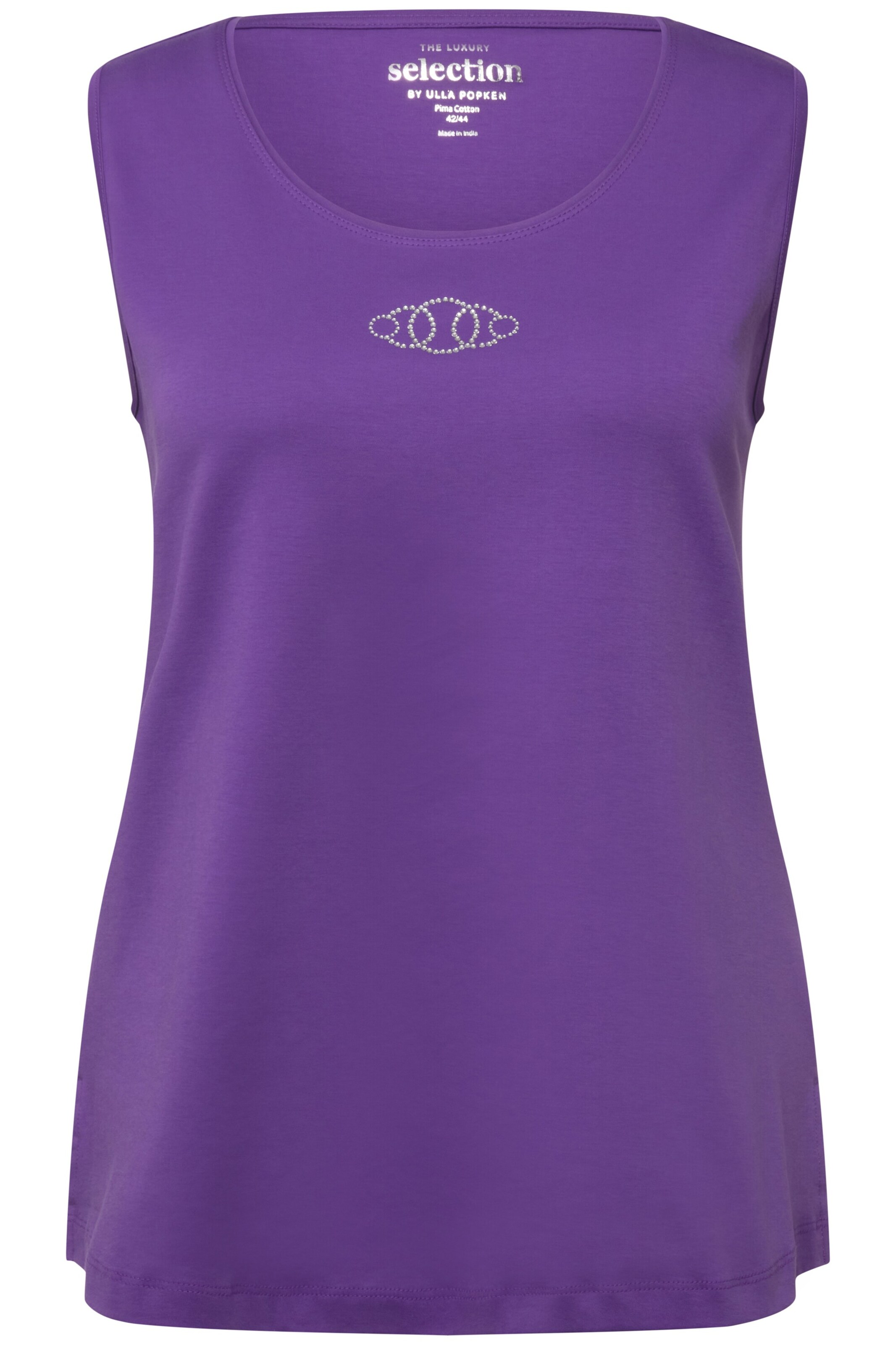 Ulla Popken Top in Lila: voorkant