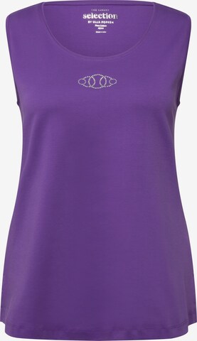 Ulla Popken Top in Purple: front