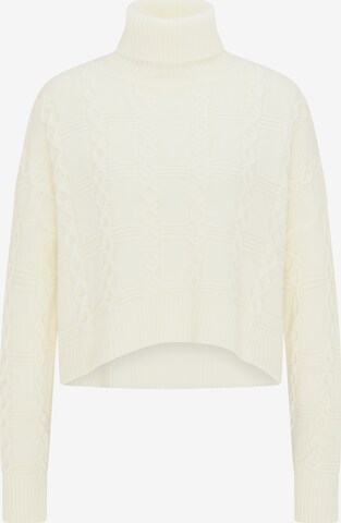 Pull-over myMo NOW en blanc : devant