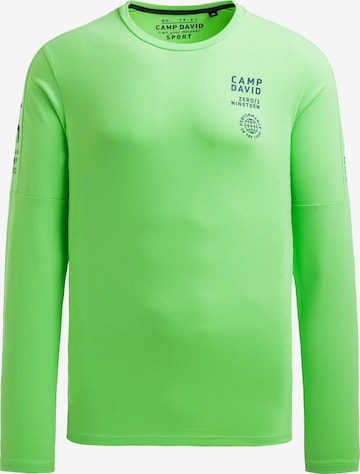 CAMP DAVID Paita värissä vihreä: etupuoli