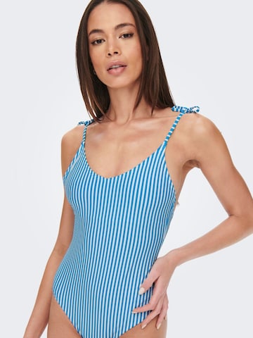 Bustier Maillot de bain ONLY en bleu