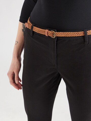 JDY - Slimfit Calças chino 'CHICAGO' em preto