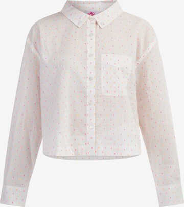 MYMO Blouse in Wit: voorkant