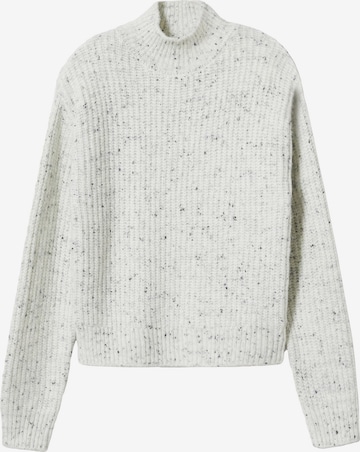 MANGO Sweater 'Abril' in Grey: front