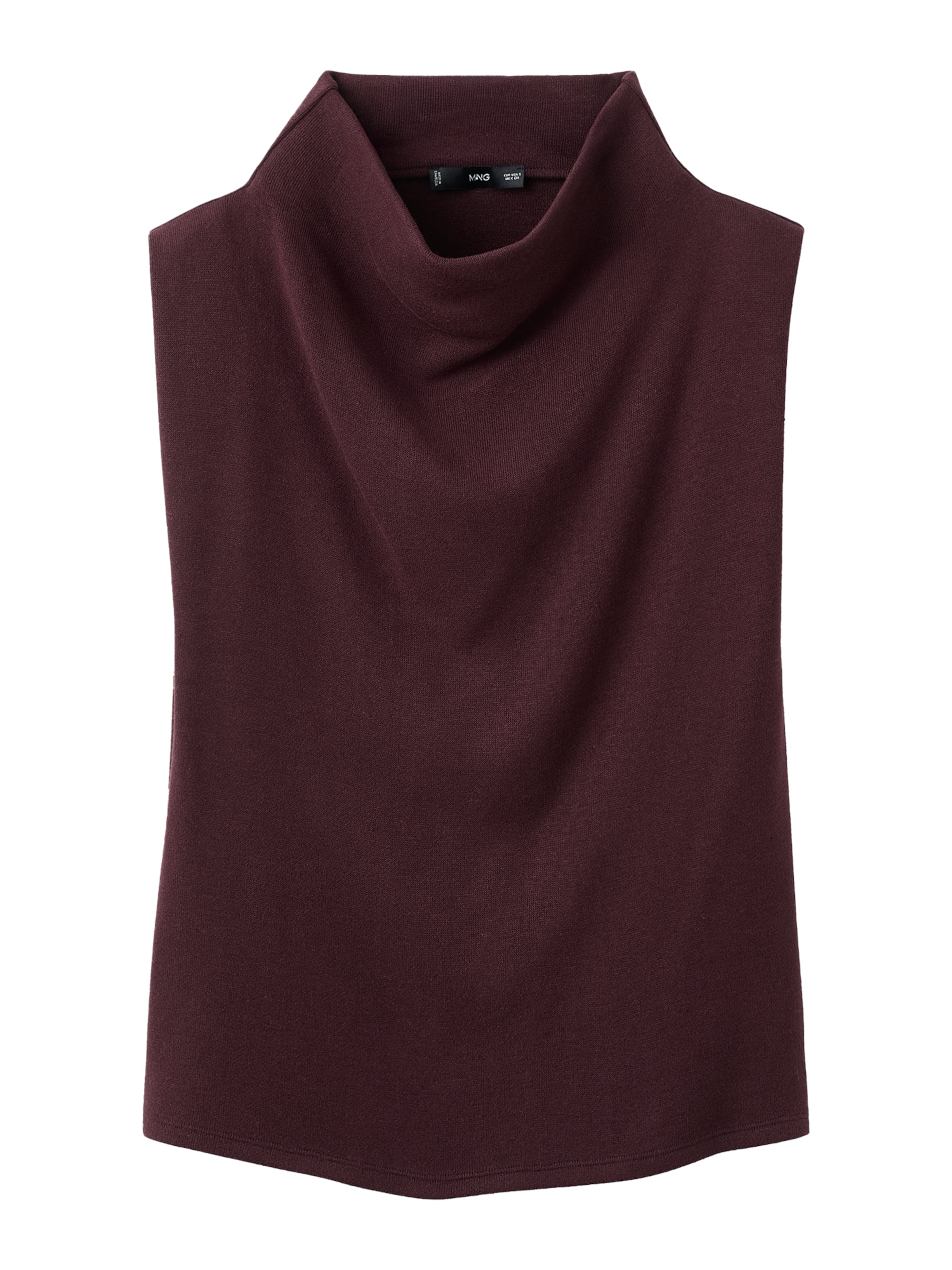 Top 'LUCCA' de la MANGO pe roșu: față