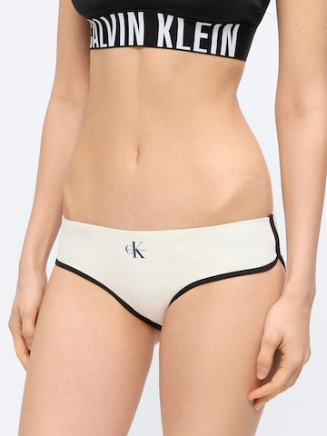 Calvin Klein Swimwear Bikinihose in Weiß: Vorderseite