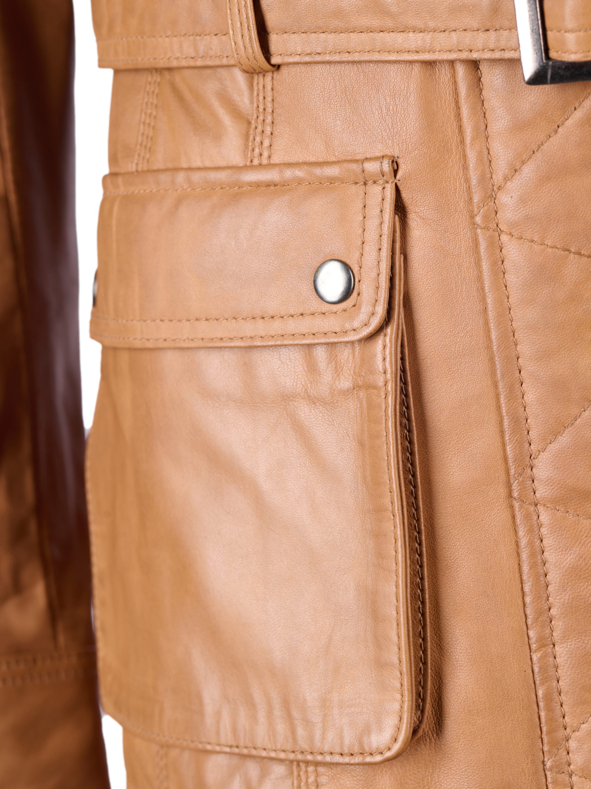 JCC Lederjacke in Braun