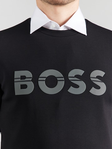 BOSS Green Sweatshirt 'Salbo' in Black