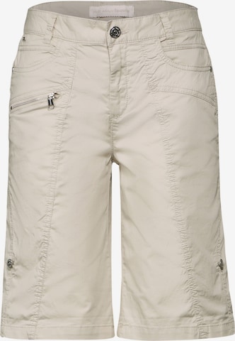 STREET ONE Regular Broek 'Yulius' in Beige: voorkant