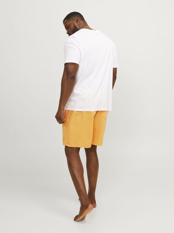 Shorts de bain Jack & Jones Plus en orange