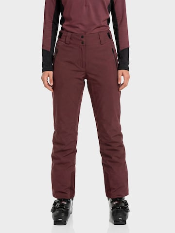 Schöffel Regular Outdoorbroek 'Pine' in Lila: voorkant