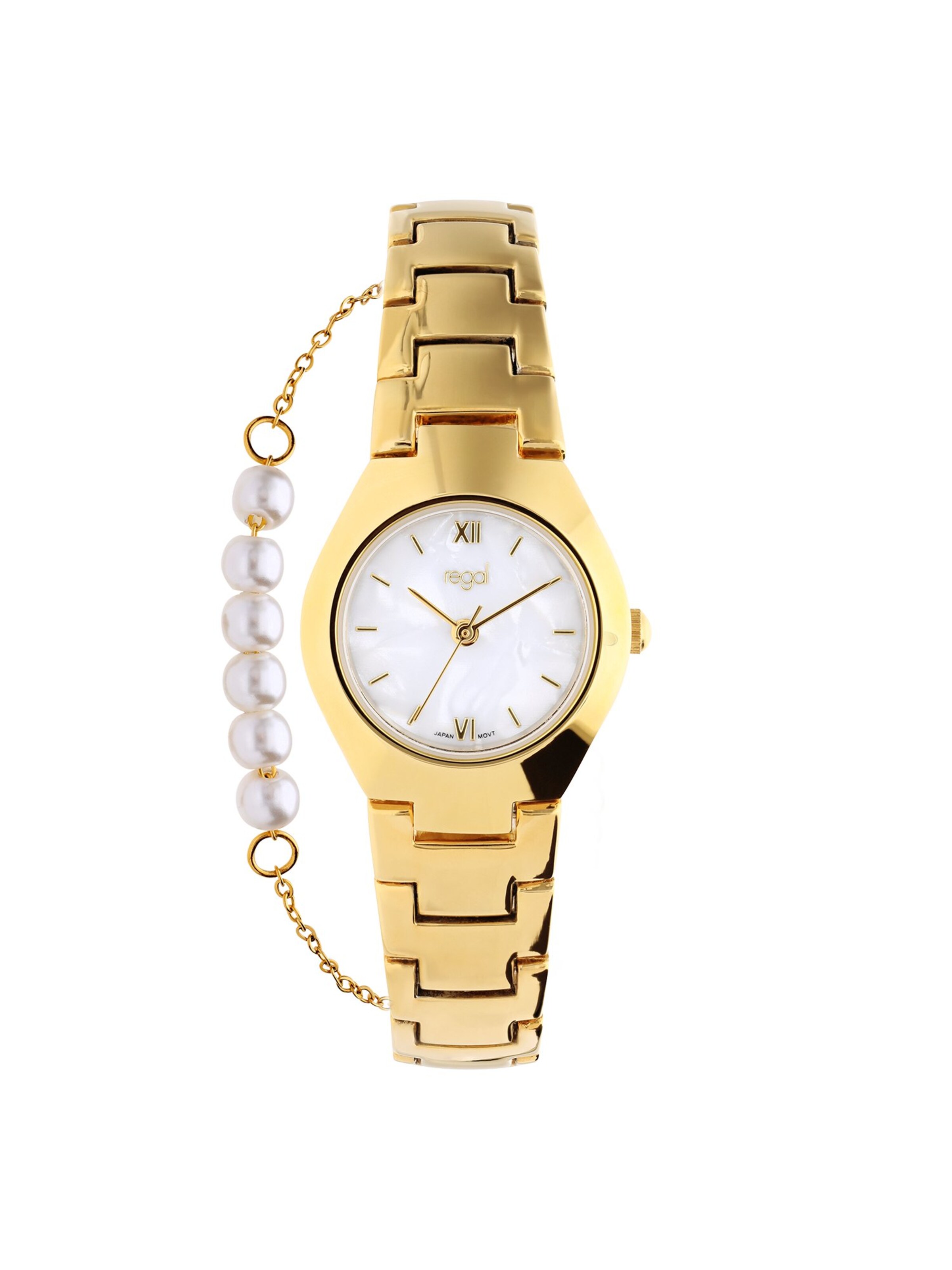 Lucardi Schmuckset 'Statement' in Gold: Vorderseite