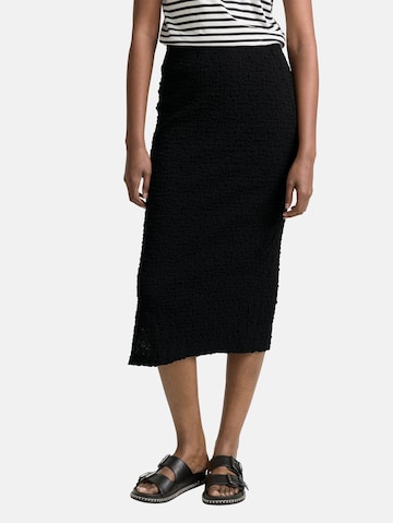 TOM TAILOR DENIM Skirt in Black: front