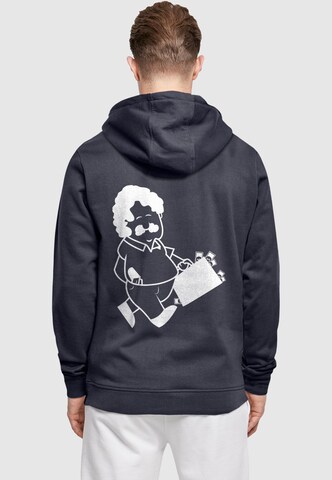 Sweat-shirt 'El Patron' Mister Tee en bleu : devant