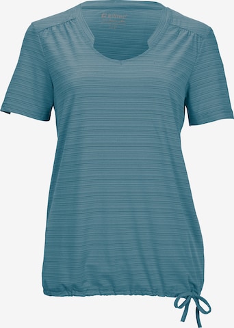 KILLTEC Performance Shirt in Blue: front