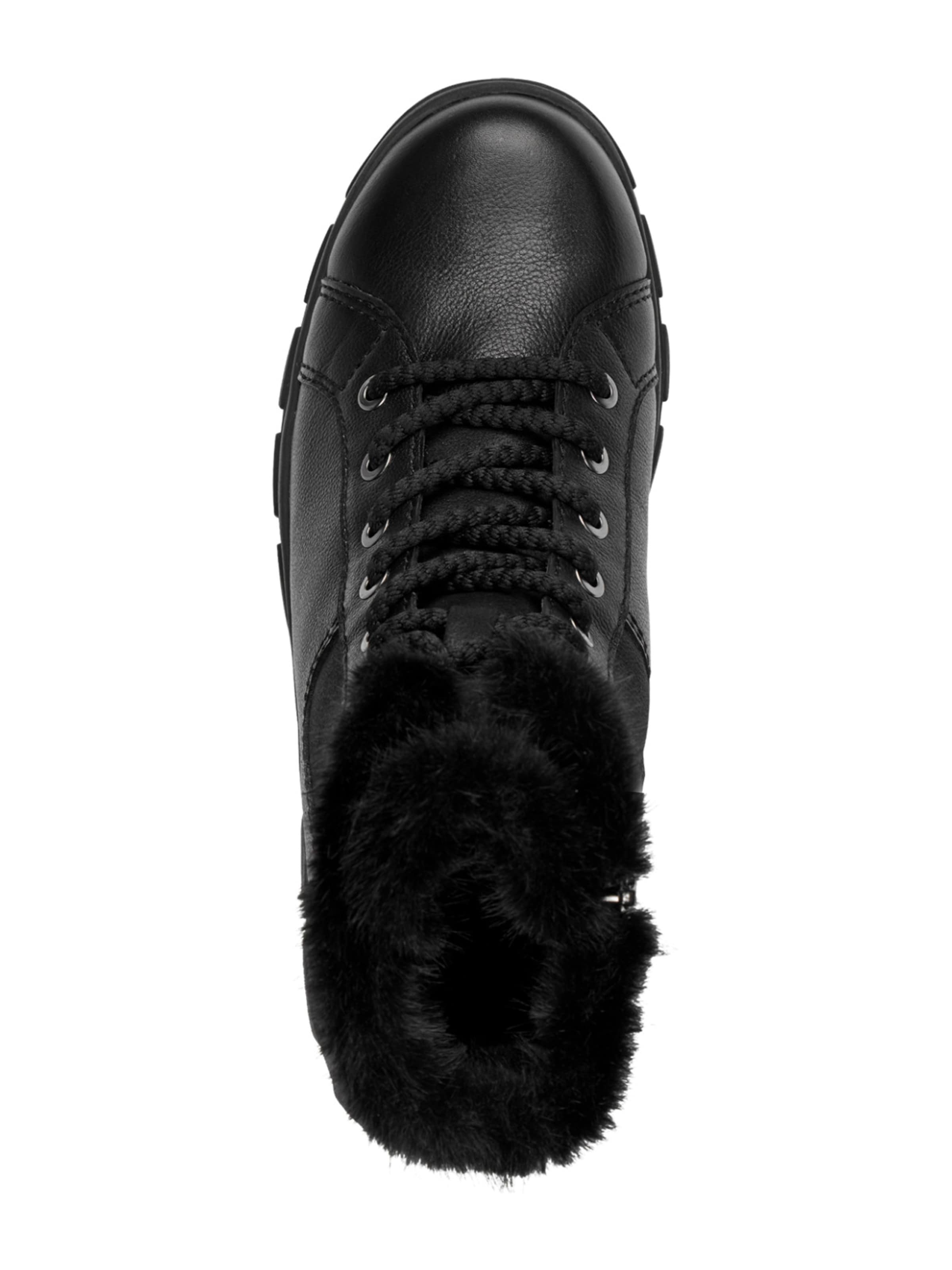 Tamaris Schnürstiefelette in Schwarz