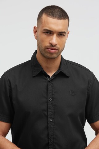 CMPD Slim fit Button Up Shirt in Black