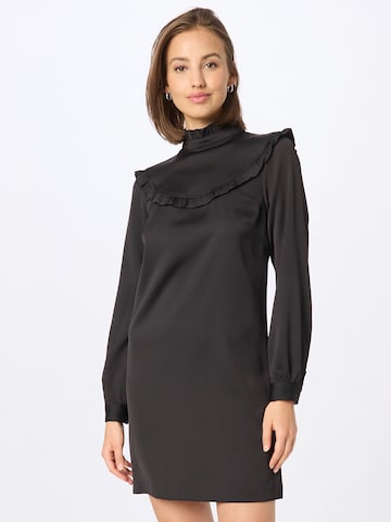 Rochie tip bluză de la Warehouse pe negru: față