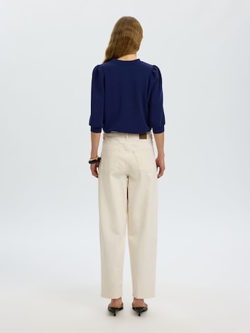 Sweat-shirt 'SLFTenny' SELECTED en bleu