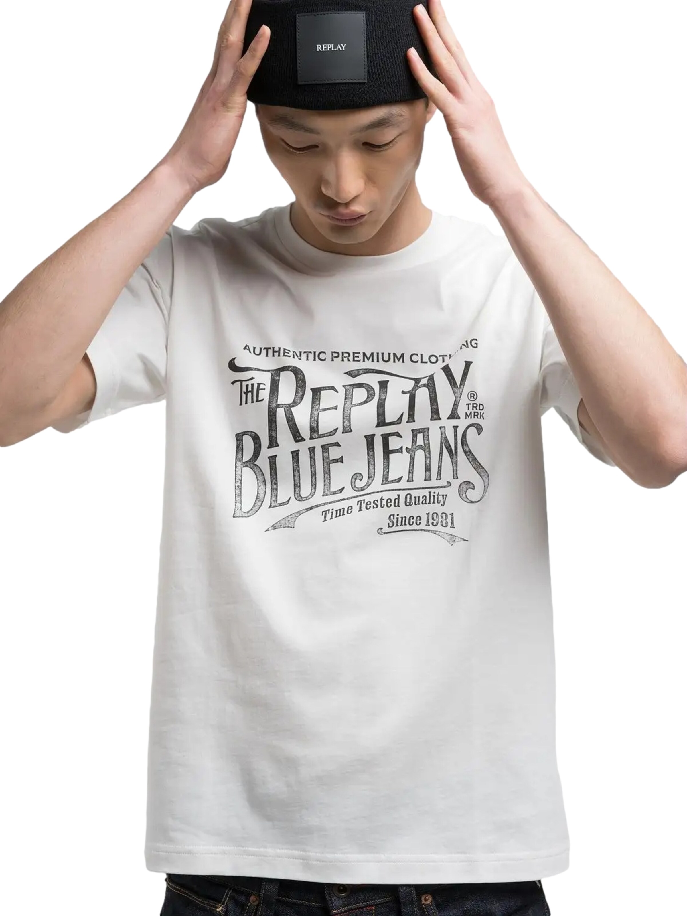 REPLAY Bluser & t-shirts i hvid