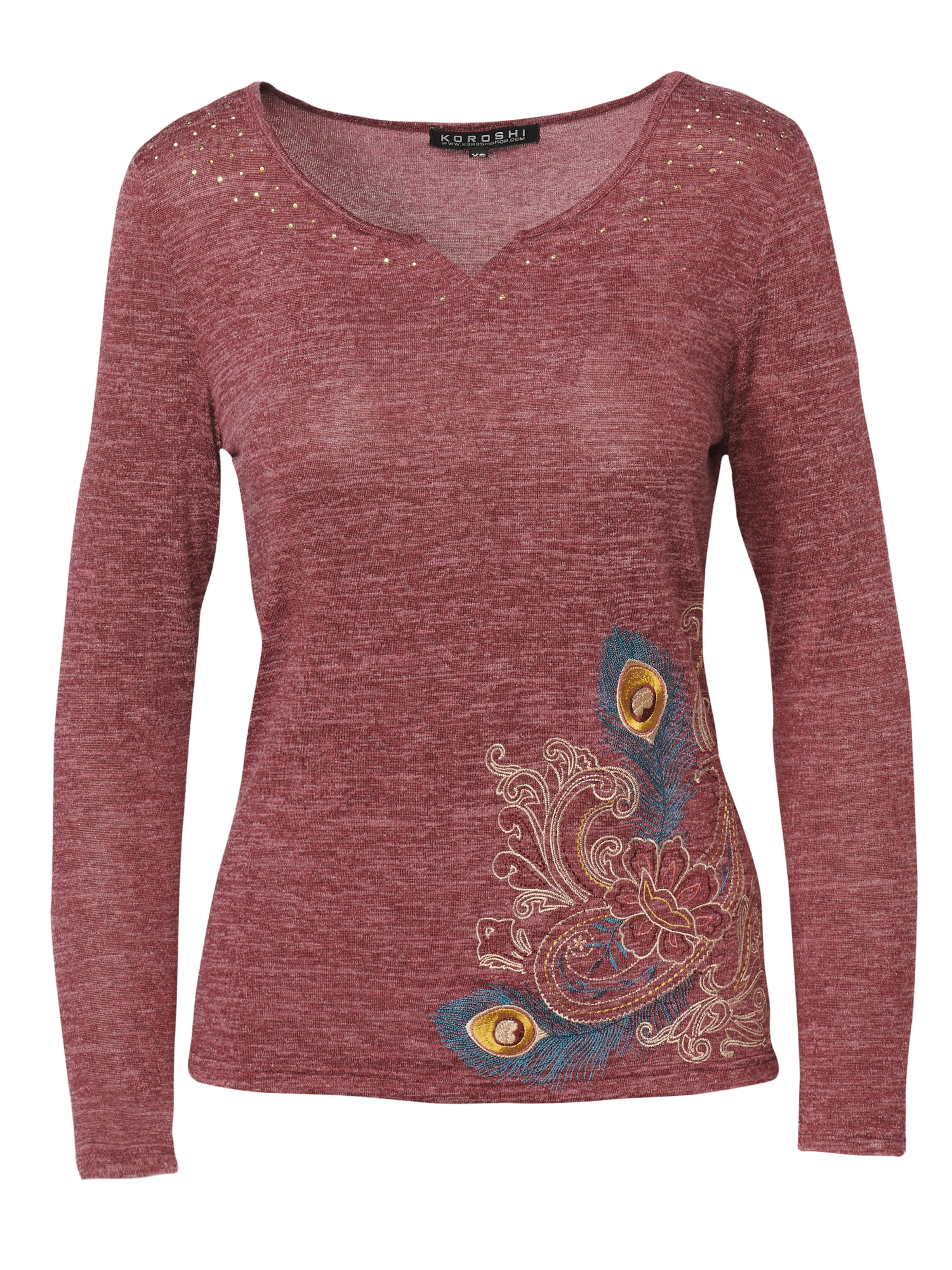 Maglietta di KOROSHI in rosso: frontale