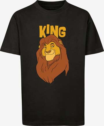 Maglietta 'Disney The König der Löwen Mufasa King' di F4NT4STIC in nero: frontale