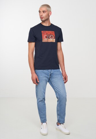recolution T-Shirt 'Avage' (GOTS) in Blau